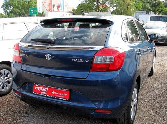 Suzuki Baleno cena 36898 przebieg: 180964, rok produkcji 2017 z Małomice małe 172